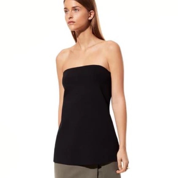 Babaton Alice Blouse Strapless Black - Picture 5 of 10